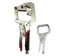 Welders' Choice Essential Tool Combination of an Adjustable Large Pipe Pliers and for MINI Locking Clamp
