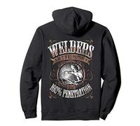 WELDERS Complete Penetration Funny Welder Welding Backside Pullover Hoodie