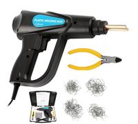 Welders Heat Gun Soldering Iron for Plastic Welding Machine Bumper Staples Car Repair Tools Kit Plastic Welder(S Set 1)