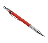 Welder's Mechanical Pencil with 12 Silver Streak Refills, Metal Marking Tool for Welding, Steel Scribing, Sheet Metal & Industrial Fabrication