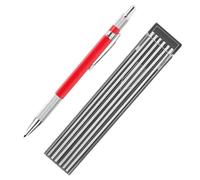 Welders Pencil Metal Marker with 12 Silver Refills for Pipe Fitters