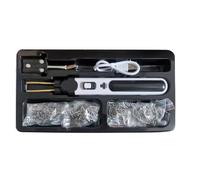 Welders Portable Handheld Plastics Welding Machine Thermal Cutting Hot Stapler Hole Repairing Tool Set(Set A)