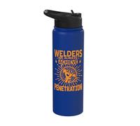 Welders We Always Reach Penetration Welding Metal Builders Stainless Steel Insulated Water Bottle