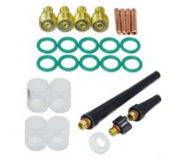 Welding Accessory Kit for TIG Torches DB SR WP 9 20 25 for - Gas Lens Collet Body Set with 10 High-Temp O-Rings and Spacer Components Included