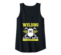 Welding Adult Arts and Craft Tank Top, Women, Black, Small