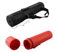 Welding and Electrode Tube Container Storage for MMA Electrodes 45Kg Capacity for Holder Moistureproof Plastic Construction Having Carry Clip Rod Strap Fits Rods Up 350Mm for Twin Pack