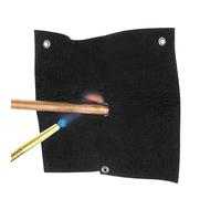 Welding Blanket, Carbon Felt Cover, 12x12 Inch Mat with Strong Layer, Fireproof Device with Easy Setup, Household Supply Accessory for Soldering Brazing Plumbing Workshop Garage Construction Projects