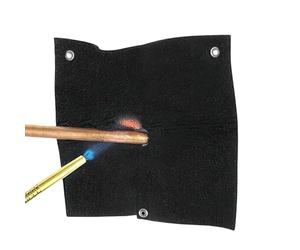 Welding Blanket, Carbon Felt Cover, 12x12 Inch Mat with Strong Layer, Fireproof Device with Easy Setup, Household Supply Accessory for Soldering Brazing Plumbing Workshop Garage Construction Projects