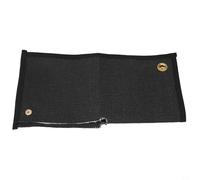 Welding Blanket Fireproof Heat Resistant up to 1800°F Heavy Duty 3-4mm with Cut-Out Opening and Snap Button for Soldering Copper Pipe, Heat Insulation, Flame Protection in Narrow Spaces, 30x30cm