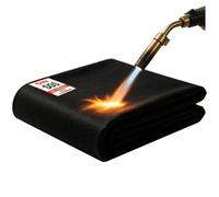 Welding Blanket Fireproof Welding Pad, 8mm Thickened Fire Resistant Carbon Felt, Flame Retardant Fabric, Heat Shield Resistant Mat for Soldering, Firepit, Grill, Welding Supplies,20'' x 16''