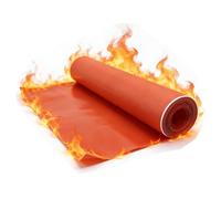 Welding Blankets, Flame Retardant Silicone Coated Fiberglass Cloth, Fireproof Fabric for Welding Curtain and Heat Shield Cover
