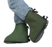 Welding Boot Covers - Heat Resistant Welding Shoes Protectors - Anti-Slip Working Safety Accessories, Weld Gaiters Protection for Electricians Industrial Workshop Construction Project