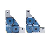 Welding Clamp Magnetic Welding Holder Dual Switch Welding Fixture Professional Welding Accessories for Steel Iron Plate Pipe 2Pcs 50KG Strong Magnetism 90 Degree Adjustable Angle