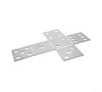 Welding Coupons for Skill Development 6PCS Mild Steel Square Boards 42.5mm x 42.5mm 11GA Compatible with For MIG TIG MMA