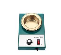 Welding Crucible, 553H 250W Soldering Iron Lead Free Solder Pot Round Tin Stove Soldering Desoldering Tin Melting Furnace Tinning Tool