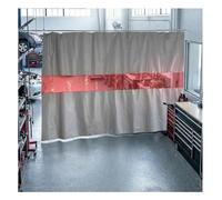 Welding Curtain 0.5mm thick Workshop Door Curtain Fireproof and Fire-resistant Isolation(4x3m/13.1x10ft)