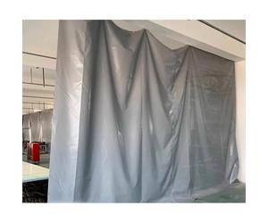 Welding Curtains with Brass Grommets, Fireproof Partition for Work Area Safety