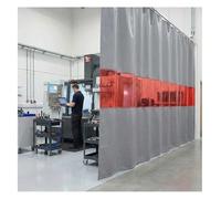 Welding Curtains with Viewing Window & Brass Grommets Durable Partitions for Work Areas 3x2.5m/9.9x8.3ft Heavy Duty Welding Screens for Safety & Privacy