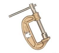 Welding Earth Clamp 300A Brass Ground Clamp for Welding | G-shape Jaw Secures Varied Surfaces Compatible With Standard C-clamp for durable For Workshop And Metalworking