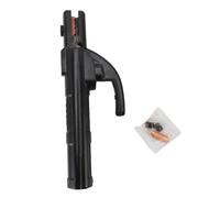 Welding Electrode Holder 300A Thickened Pure Copper Heat Proof Handle Welding Electrode Clamp for Maintenance Workshops Building Construction with ABS Rubber Material