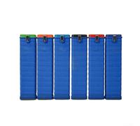 Welding Electrode Storage Bucket 4KG Heavy Duty Container for 300-350mm Electrodes - Protective PPABS Case with One Hand Open for Construction Site Blue Lid(black cap)