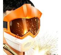 Welding Face Shield | Eye Protection Detachable Anti-Glare Adjustable | Protective Face Shield | for Construction Automotive Metal Production Brazing Grinding Cutting