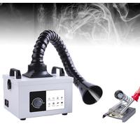 Welding Fume Extractor, Desktop Solder Smoke Absorber with 3-Layer Filtration and Copper Motor for DIY Soldering, Grinding Dust, Nail Salon | Quiet and Powerful