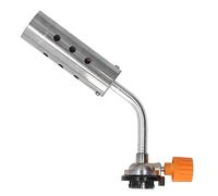 Welding Gas Torch Aluminum Alloy Brass Adjustable Flame Gun Strong Firepower for Baking Barbecue and Jewelry Processing
