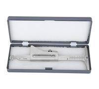 Welding Gauge Inspection Rule, Weld Inspection Ruler, Stainless Steel Welding Tool for Measuring Groove Angle and Weld Width, Professional Ulnar Seam Fillet Crown Test Gage for Boi