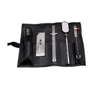 Welding Gauge Wrap-Around Pouch Tool Kit V-WAC Gage,Single Purpose HI-LO Gauge,Flashlight,0-150mm Ruler,Inspection Mirror