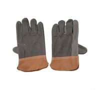 Welding Gloves, 1 Pair, Heavy-Duty Cowhide, Heat-Resistant & Abrasion-Resistant, Flexible Fit for Handling, Industrial Welding Use
