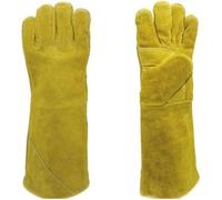 Welding Gloves, Fire Resistant Gloves Leather,Gardening Gloves, High Temperature, Anti-cutting, Anti-piercing Welder Gloves Protection Against Scratches Ar Cuts