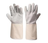 Welding Gloves Premium Hand Protection from Welder, Cutting, Torch Heat, Gauntlet Cuff, Tig, Grilling Oven