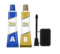 Welding Glue, Magic Metal Mending Agent, Permanent Metal Repair Paste Set, Industrial Heat Resistance Cold Weld Metal Repair Paste, for Metal, Plastic, Wood, Concrete