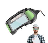 Welding Goggles - Safety Glasses for Welding - Solar Powered Eyewear for Metalworking Soldering Grinding Construction Finishing