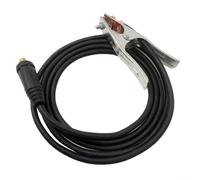 Welding Ground Clamp, 1M/2M/300CM 300A Electroplated Welding Earth Clip, for MIG TIG Welding Machine High Temperature Resistant Non-Slip Handle, Designed for Long Lasting Use (300cm)