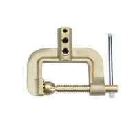 Welding Ground Clamp 58mm for MIG for tig Welding Ground Clamp(Solid Brass) | 58mm clamping distance, fits thick pipes, structural grip, C-style jaw, versatile sizing