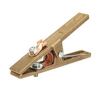 Welding Ground Clamp, Brass Material A Shape 260/300/500A Ground Welding Earth Clamp for Welding Machine, C Earth Clamp(300A)