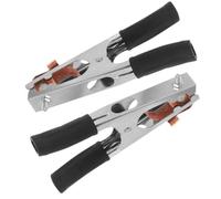 Welding Ground Clamp Earth Clip Heavy Duty Silver Electroplated 3pcs