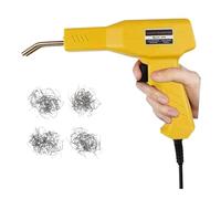 Welding Gun Hot Stapler Plastic Machine Bumper Repair Kit Soldering Iron for Car Easy to Use(Yellow 1200Pcs)
