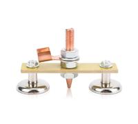 Welding Head Welding Magnet Double Head Magnetic Welding Support Ground Clamp for Mechanical Maintenance