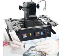 Welding Heating Rework Work Station,Height Adjustable,1250 W LED Digital Display Infrared Soldering Tool