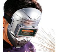 Welding Helmet | Breathable Anti-Glare Auto Darkening Headband Welding Face - For Welding Head Eye Protection and Respiratory Intensive Use