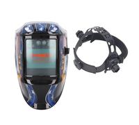 Welding Helmet Eagle Pattern Auto Dimming Large View Head Protection Adjustable Solar Powered Welding Hood for Welders