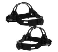 Welding Helmet Headgear Replacement Set for Auto Darkening Hood Shell | Black ABS Spare Fit, Explosionproof Heat Resistance, for Welders in Metal Fabrication and Workshop Use