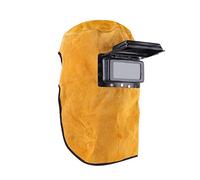 Welding Helmet Leather, Welding Mask Welding Hood Flip With Lens Welder Welding Mask Work Cap Hood Helmet Breathable Welding Helmet Mask Welding Protective Gear Mask
