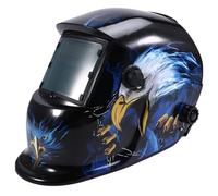 Welding Helmet Mask Solar Auto-Dimming Welding Shield Head-Mounted Mask Liquid Crystal Welder Large View