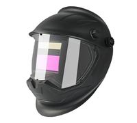 Welding Helmet - Solar Powered Welding Face Shield,Anti-Glare Wide Shade Adjustable Face Protector Headgear for Metal Fabrication Construction