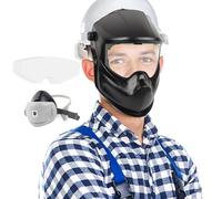 Welding Helmet - Welder Face Glare Blocker - Large Viewing UV Protection Welding Cover for TIG ARC Cutting Grinding Metal for Home Industrial Automotive Pipeline
