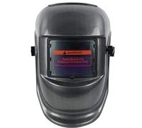 Welding Helmet XTRM Auto Darkening Solar Power Industrial Use Welder Grinding Function Safety Wear - Carbon - One